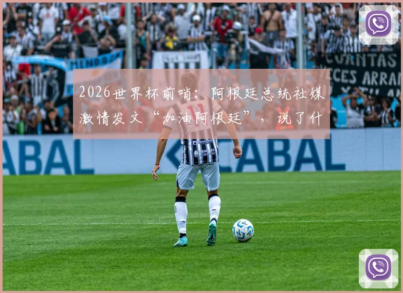 2026世界杯前哨:阿根廷总统社媒激情发文“加油阿根廷”,说了什么?球迷反应热烈